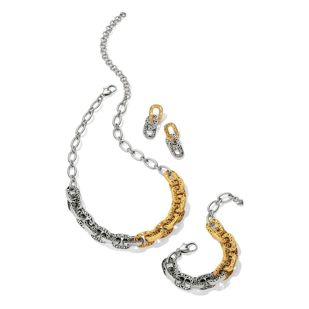 Brighton Contempo Duo Linx Bracelet – Silver - Gold - Juli's Wearable Art