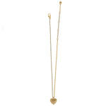 Brighton Contempo Heart Petite Gold Necklace - Juli's Wearable Art
