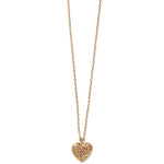 Brighton Contempo Heart Petite Gold Necklace - Juli's Wearable Art