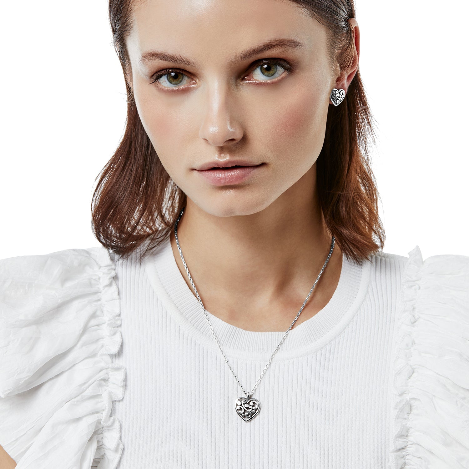 Brighton Contempo Heart Petite Necklace - Juli's Wearable Art