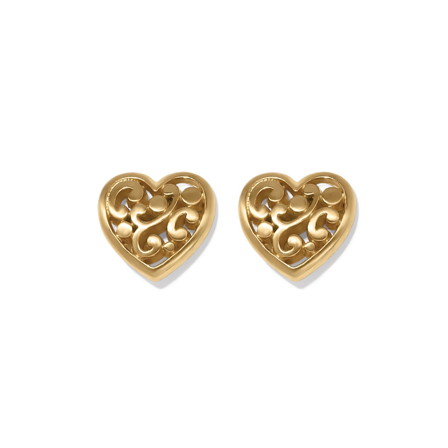 Brighton Contempo Heart Post Earrings - Juli's Wearable Art
