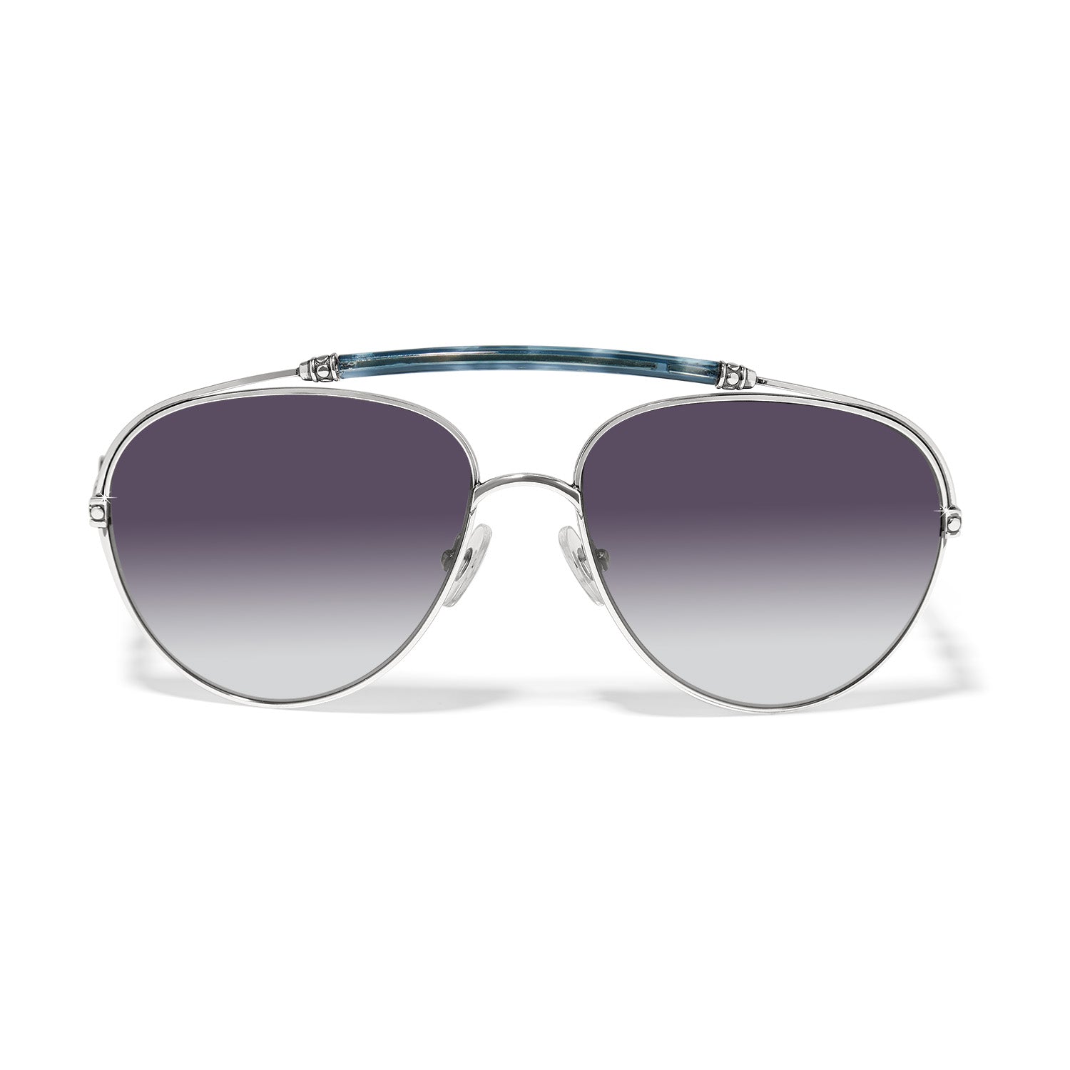 Brighton Contempo Medallion Aviator Sunglasses
