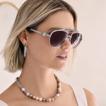 Brighton Contempo Medallion Aviator Sunglasses - Juli's Wearable Art