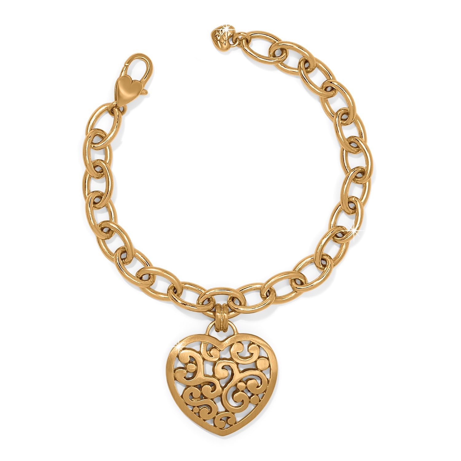 Brighton Contempo Medallion Heart Bracelet - Juli's Wearable Art