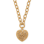 Brighton Contempo Medallion Heart Necklace - Juli's Wearable Art