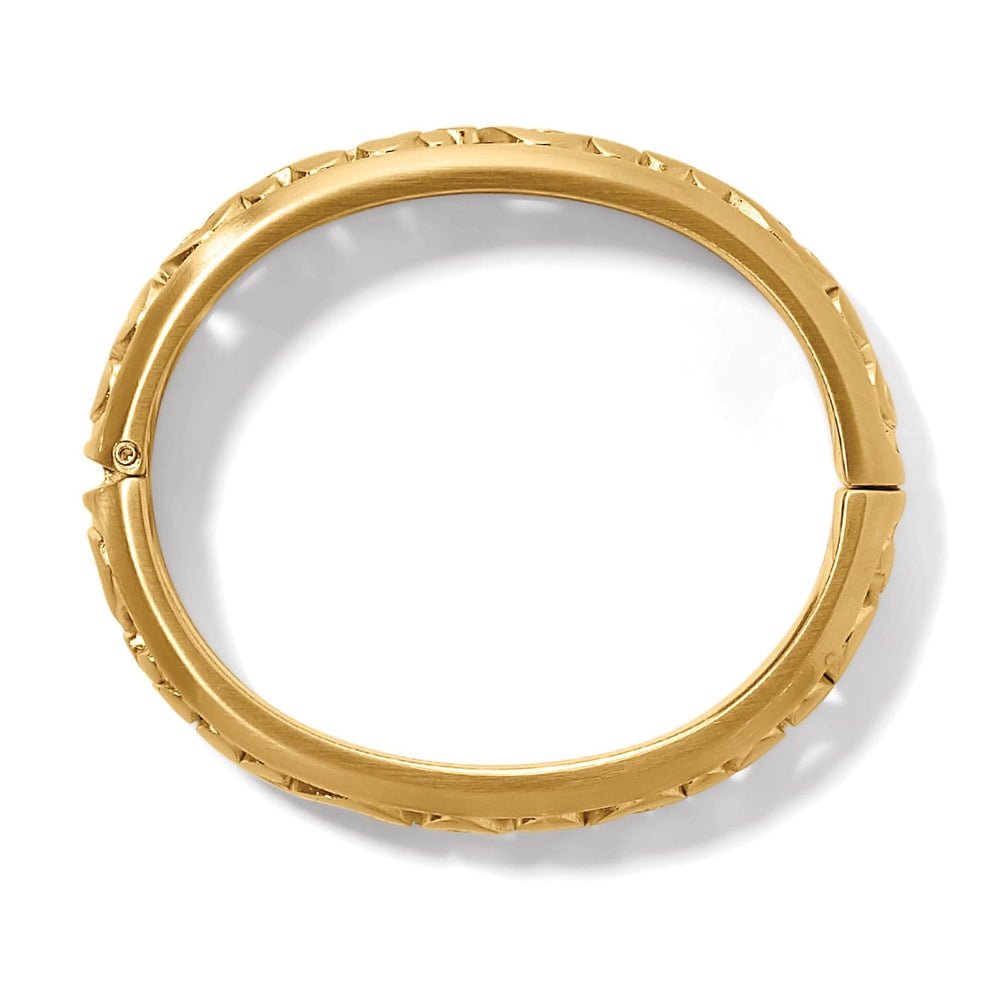 Brighton Contempo Medium Hinged Bangle – Gold - Juli's Wearable Art