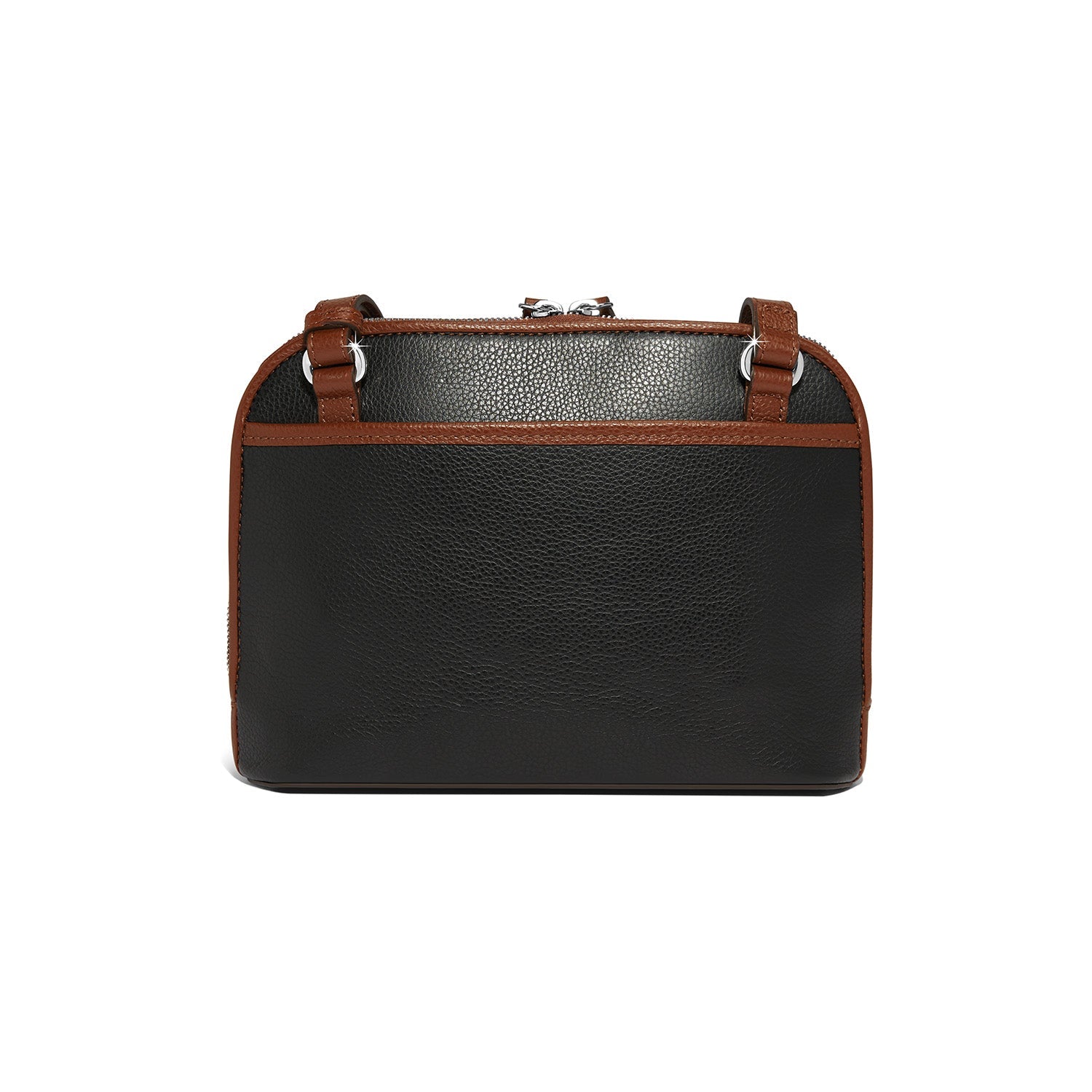 Brighton Contempo Shelby Organizer – Black Leather Crossbody - Juli's Wearable Art