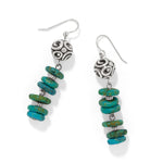 Brighton Contempo Sonoma Verde Blue French Wire Earrings - Juli's Wearable Art