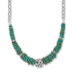 Brighton Contempo Sonora Verde Blue Disc Necklace - Juli's Wearable Art