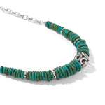 Brighton Contempo Sonora Verde Blue Disc Necklace - Juli's Wearable Art