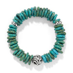 Brighton Contempo Sonora Verde Blue Stretch Bracelet - Juli's Wearable Art