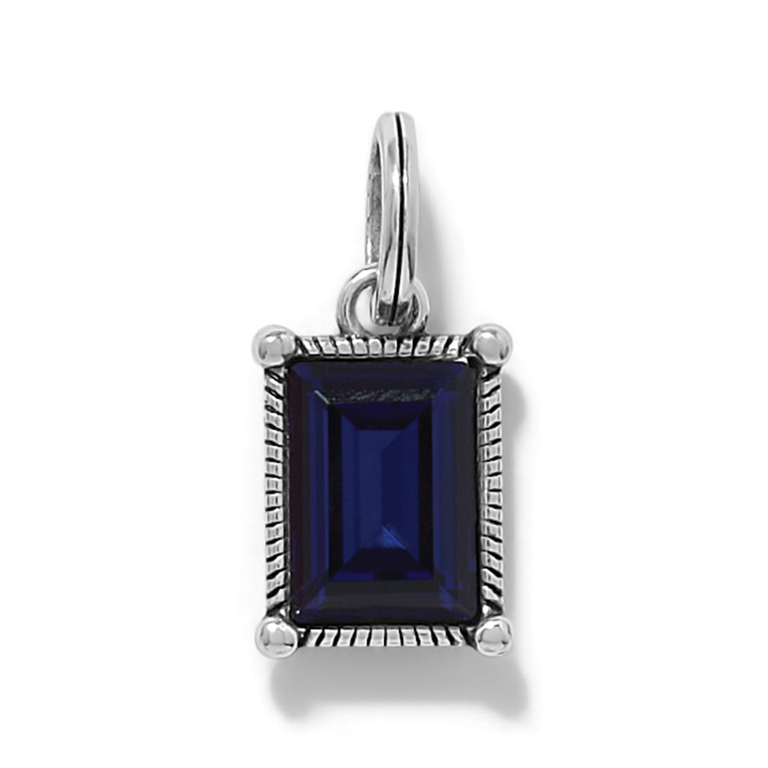 Brighton Cristela Amulet | Silver Sapphire - Juli's Wearable Art