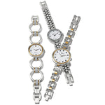 Brighton Crystal Cove Two - Tone Watch - Juli's Wearable Art