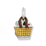 Brighton Daisy Hand Bag Charm - Juli's Wearable Art