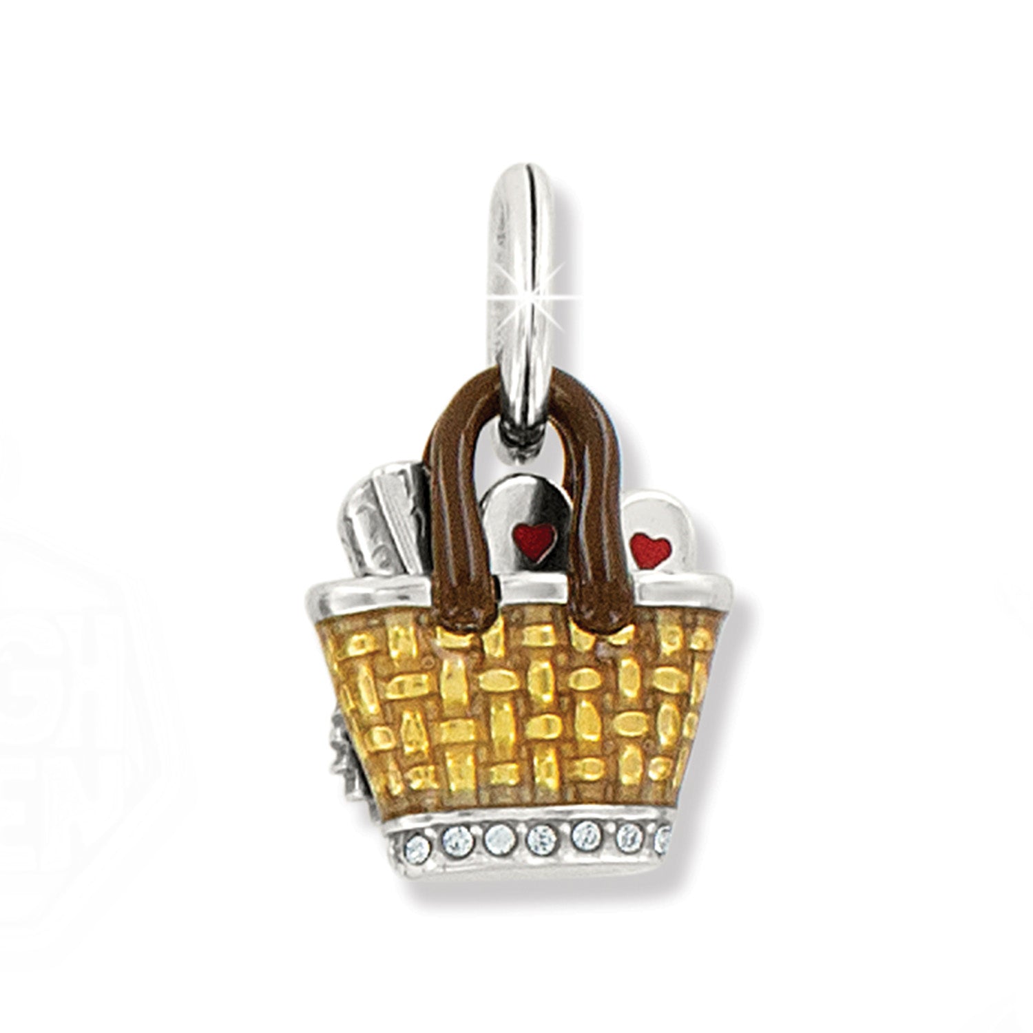 Brighton Daisy Hand Bag Charm - Juli's Wearable Art