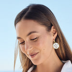 Brighton Del Mar Charm Hoop Earrings - Juli's Wearable Art