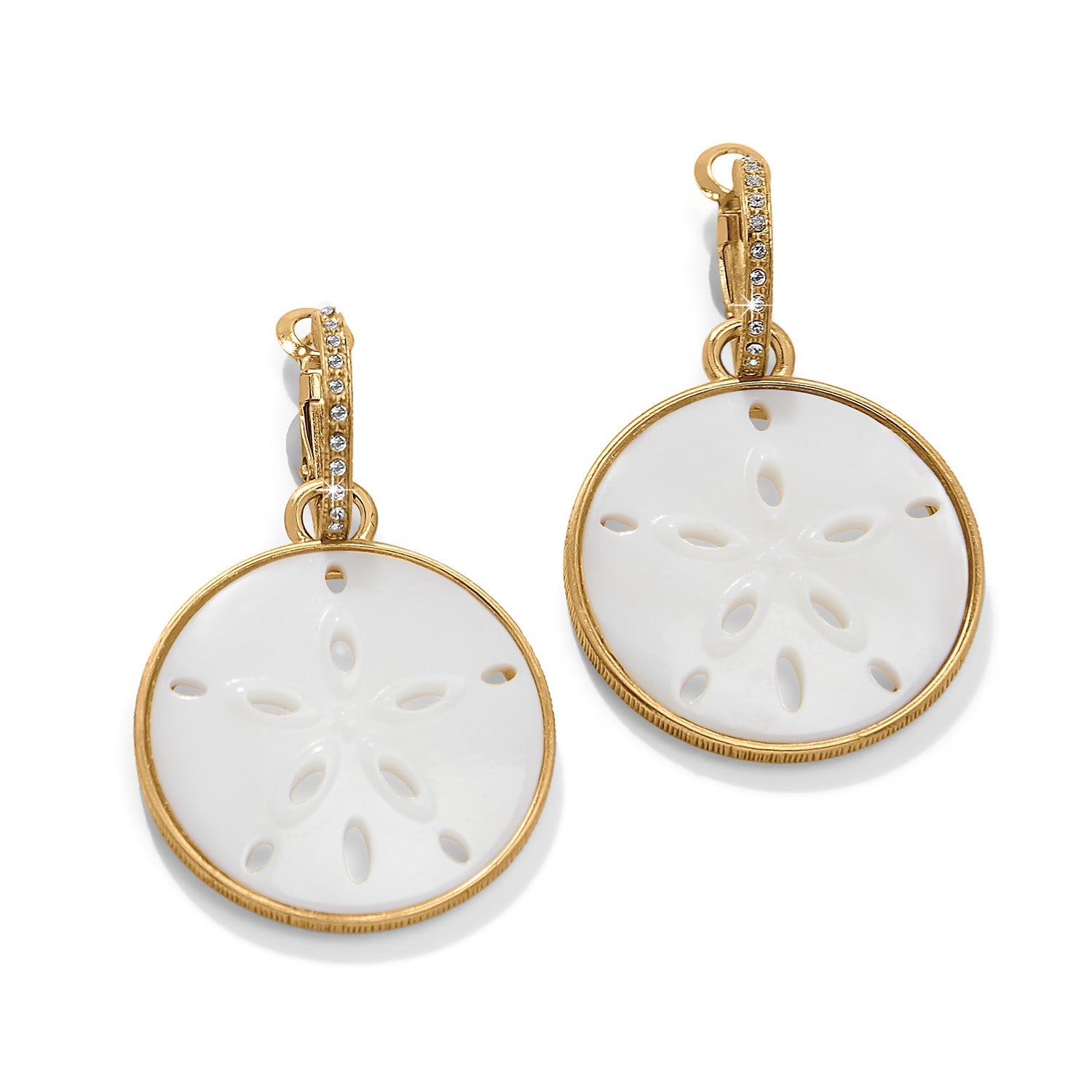 Brighton Del Mar Charm Hoop Earrings - Juli's Wearable Art
