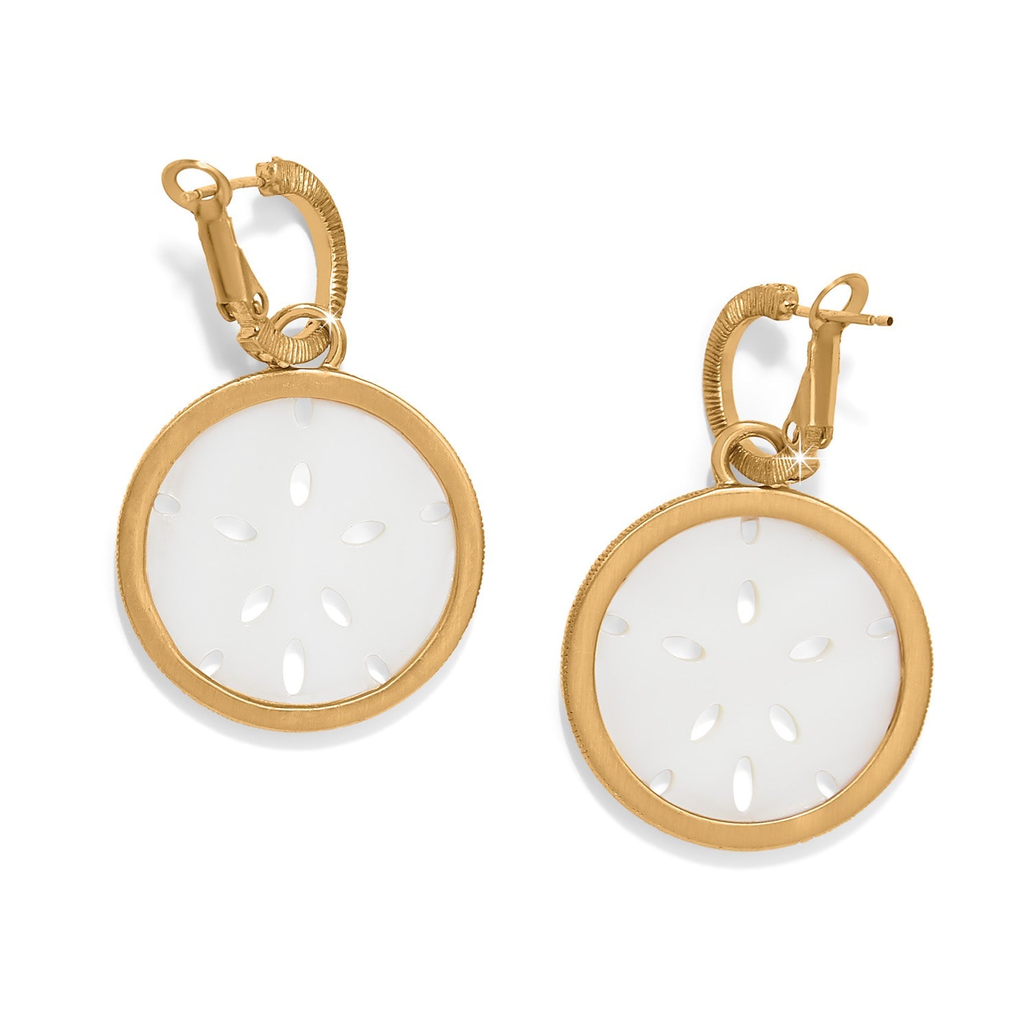 Brighton Del Mar Charm Hoop Earrings - Juli's Wearable Art
