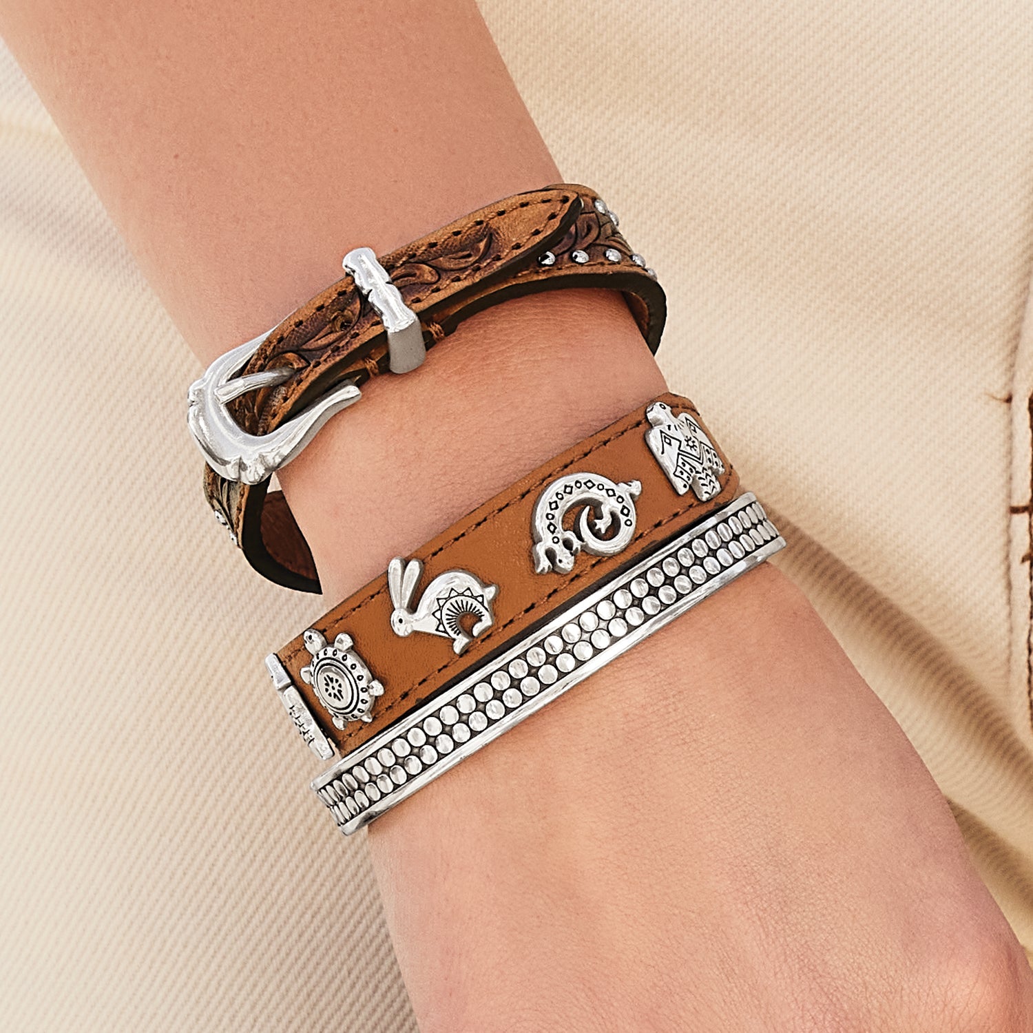 Brighton Desert Friends Bandit Bracelet - Juli's Wearable Art