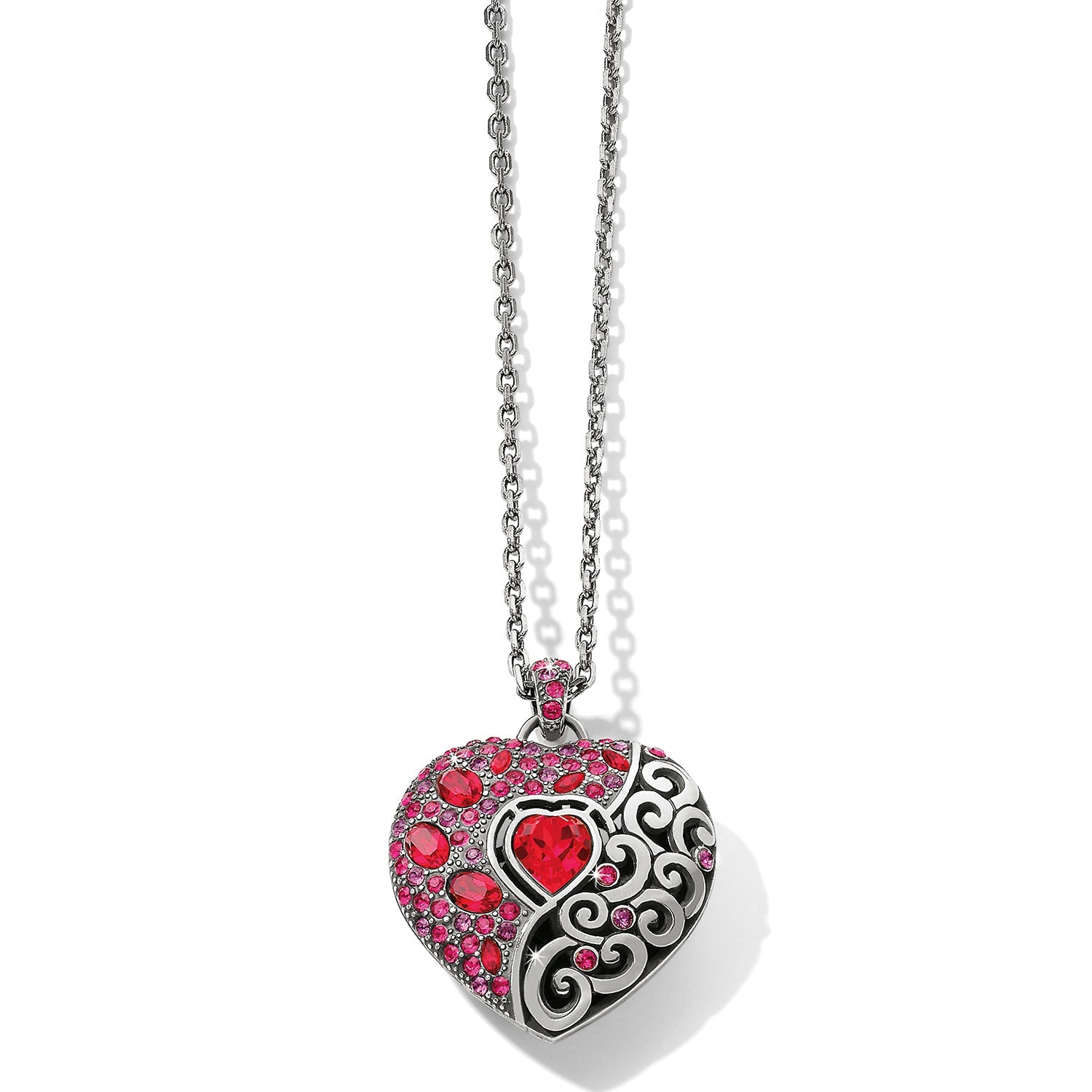 Brighton Ecstatic Heart Reversible Convertible Necklace - Juli's Wearable Art