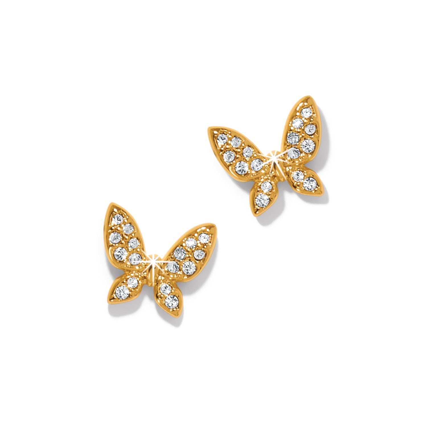 Brighton Enchanting Butterfly Post Earrings in Gold - Juli's Wearable Art
