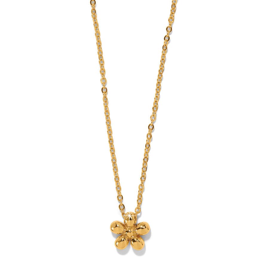 Brighton Enchanting Flower Necklace in Gold - Juli's Wearable Art