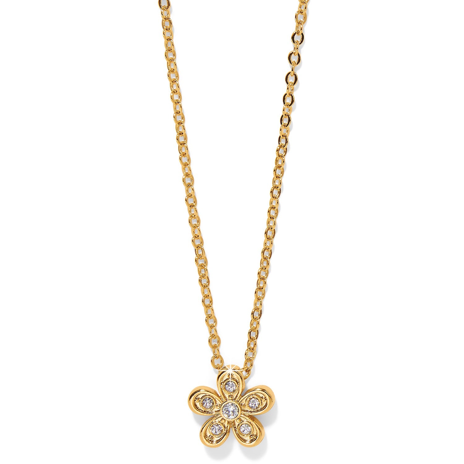 Brighton Enchanting Flower Necklace - Gold