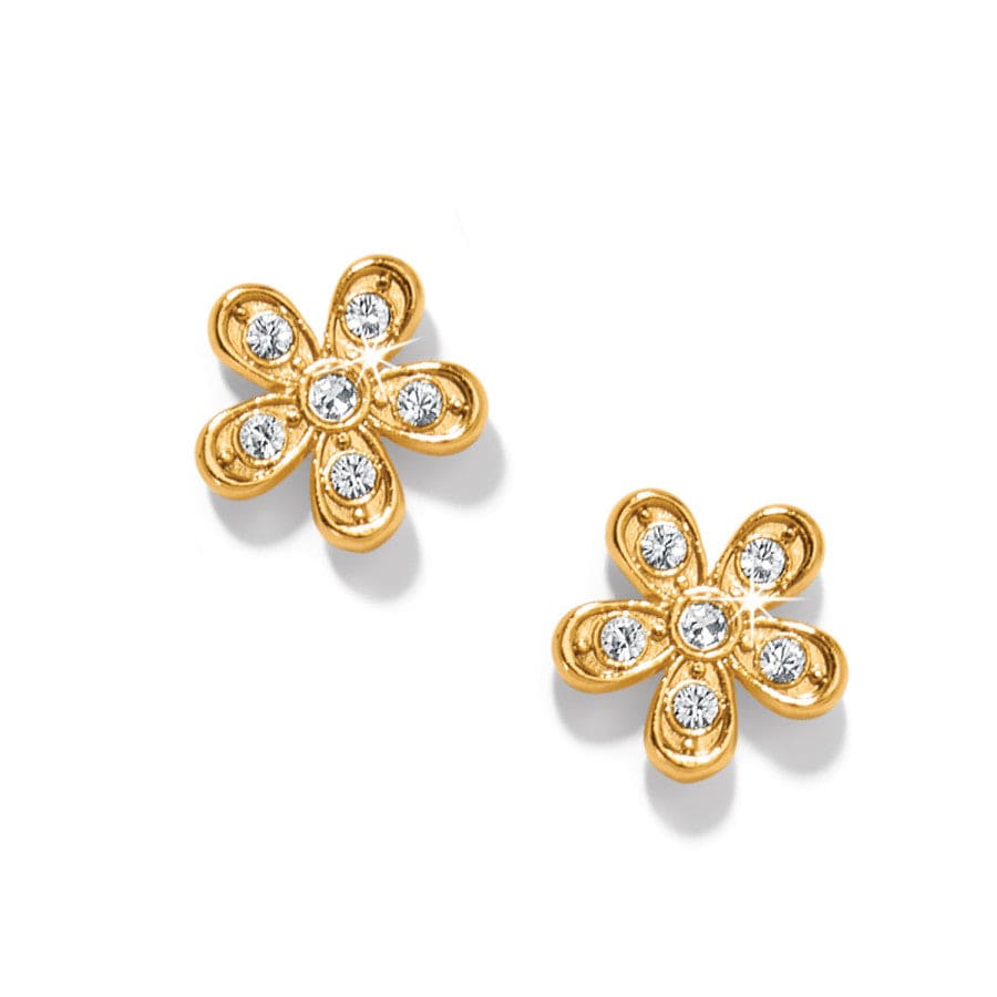 Brighton Enchanting Flower Post Earrings - Gold