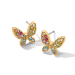 Brighton Enchanting Gem Butterfly Earrings - Juli's Wearable Art