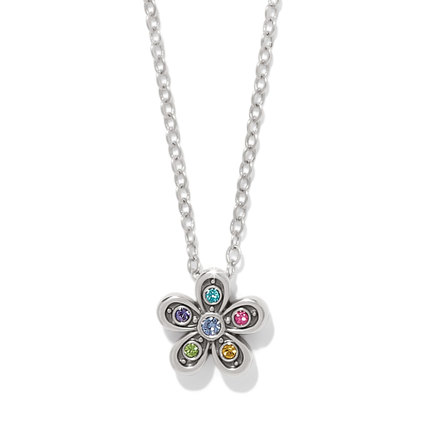 Brighton Enchanting Gem Flower Necklace