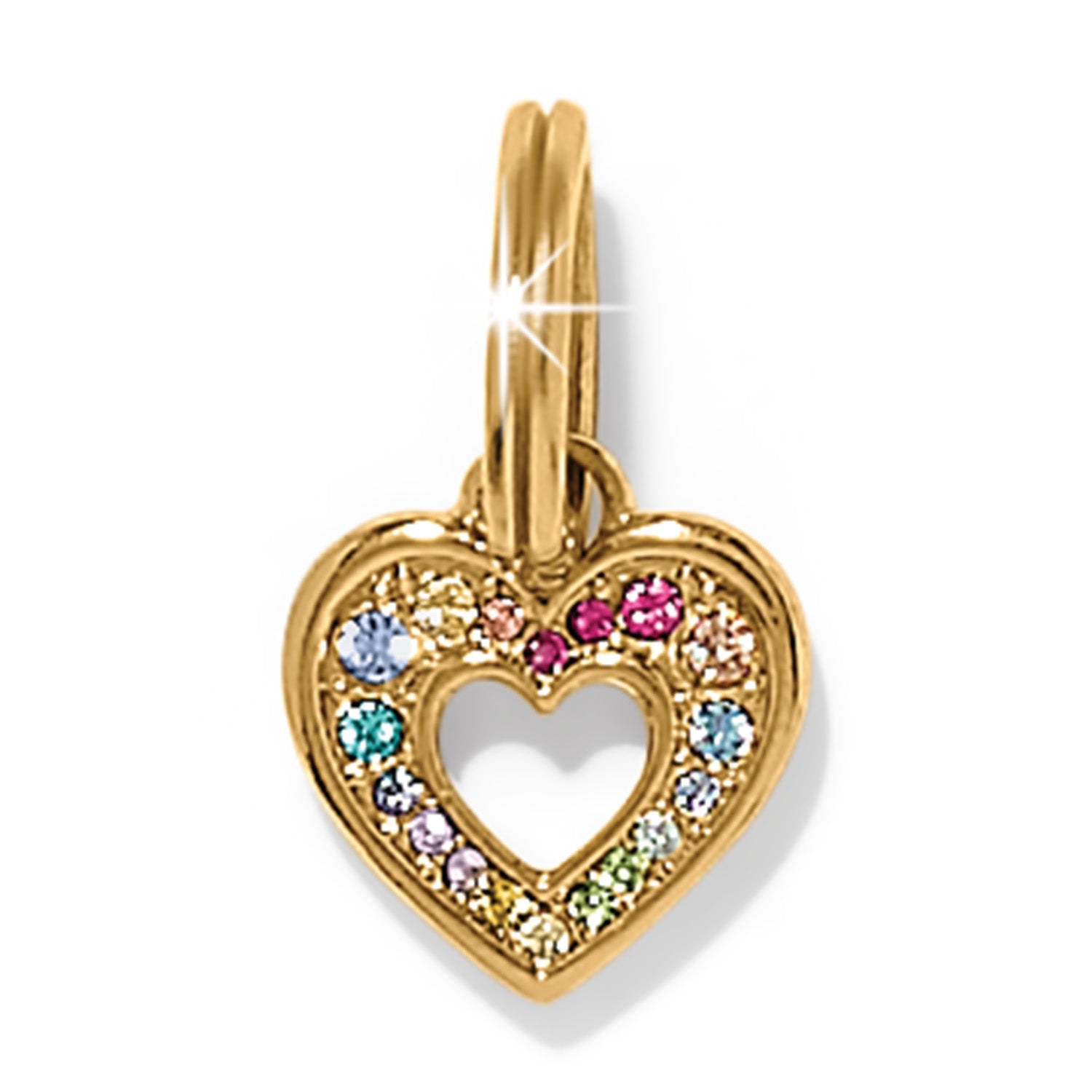 Brighton Enchanting Gem Heart Charm