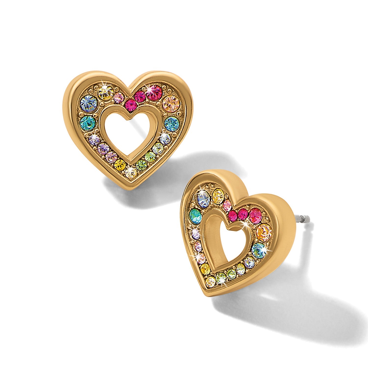 Brighton Enchanting Gem Heart Earrings - Juli's Wearable Art