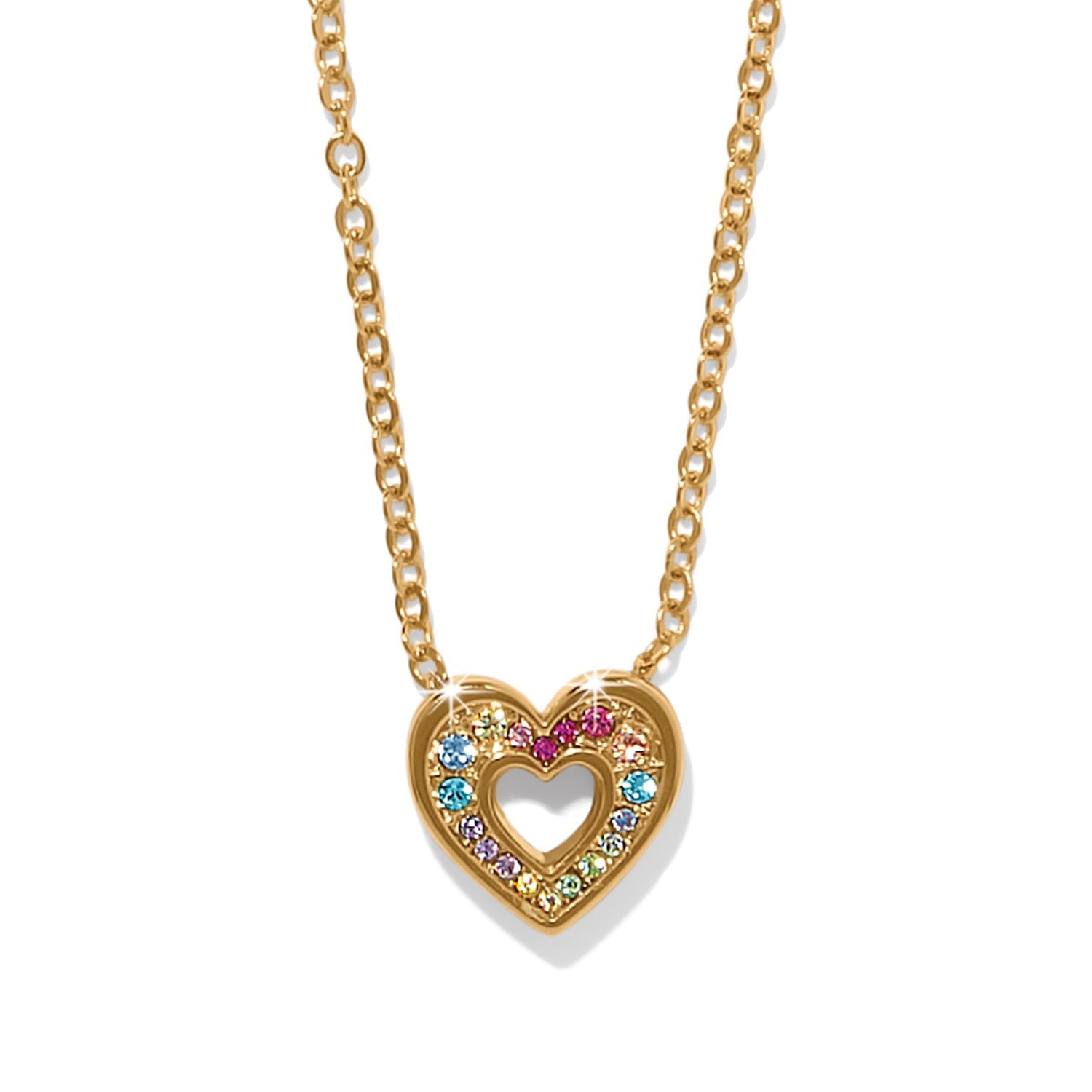 Brighton Enchanting Gem Heart Necklace - Juli's Wearable Art