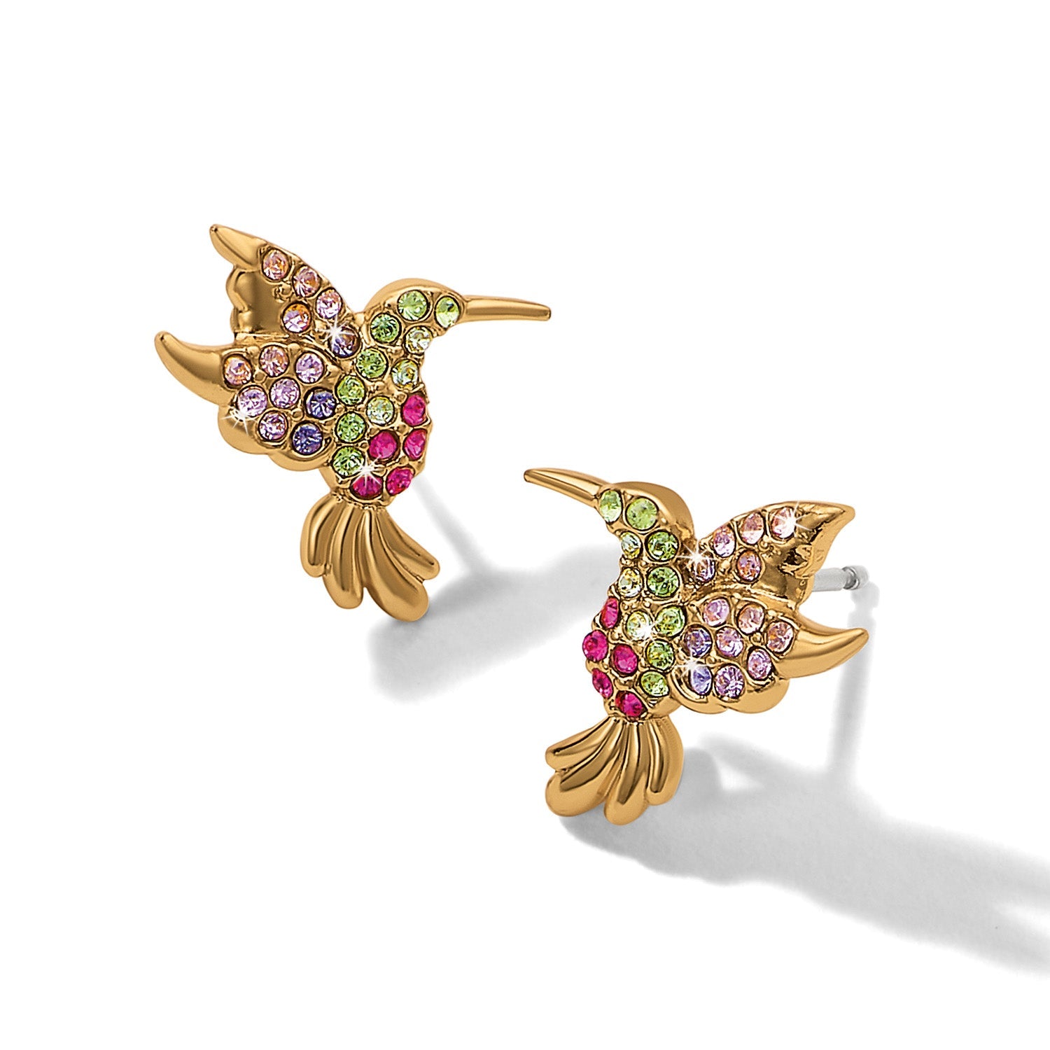 Brighton Enchanting Gem Hummingbird Earrings - Juli's Wearable Art