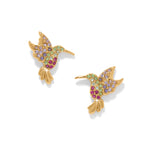 Brighton Enchanting Gem Hummingbird Earrings - Juli's Wearable Art