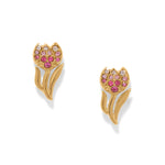 Brighton Enchanting Gem Tulip Earrings - Juli's Wearable Art
