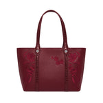 Brighton Everbloom Flora Sweeney Large Tote | Garnet - Juli's Wearable Art