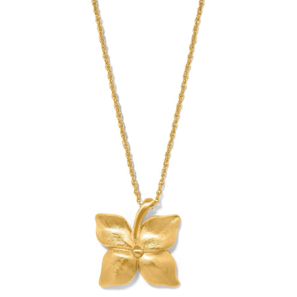 Brighton Everbloom Flower Necklace in Gold