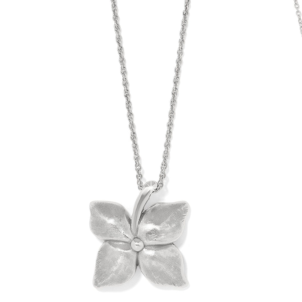 Brighton Everbloom Flower Necklace in Silver