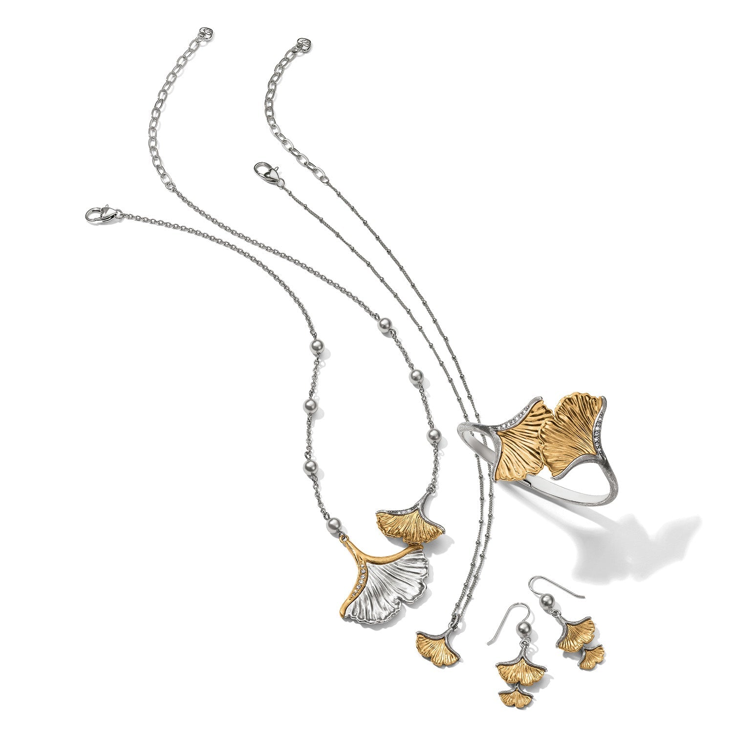 Brighton Everbloom Ginkgo Petite Necklace