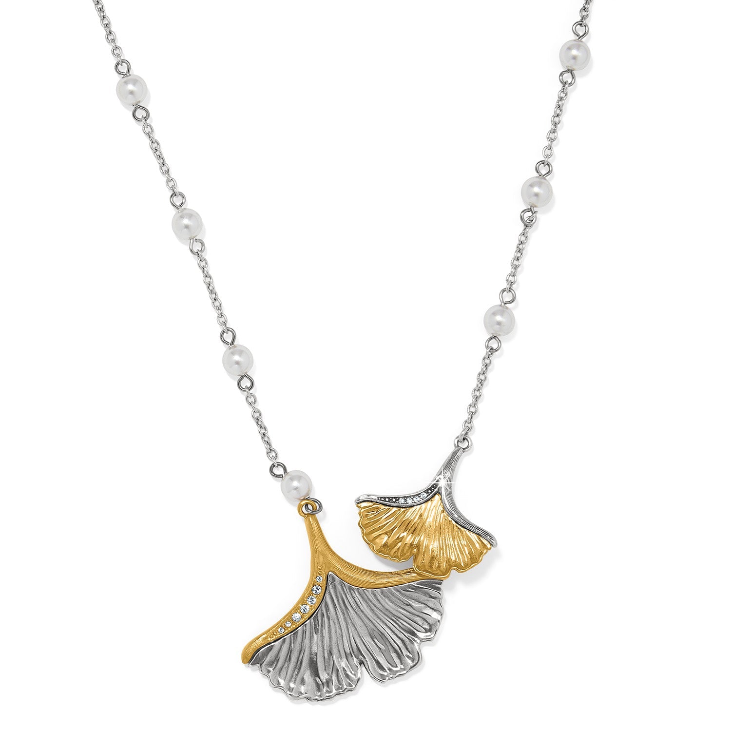 Brighton Everbloom Ginko Pearl Necklace