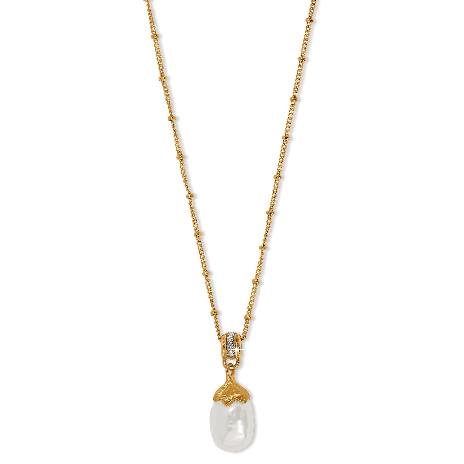 Brighton Everbloom Pearl Drop Necklace - Juli's Wearable Art