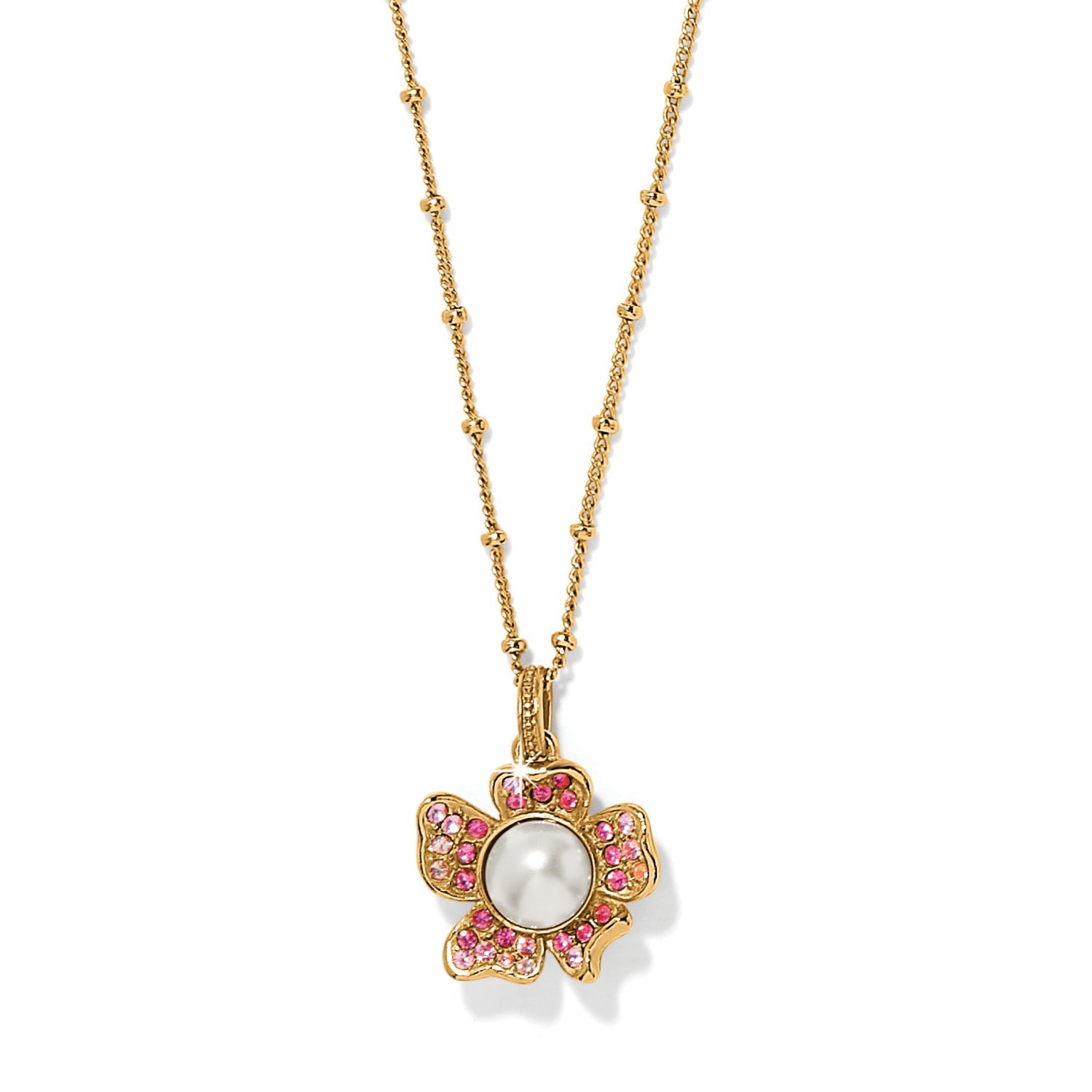 Brighton Everbloom Pearl Pink Short Necklace - Juli's Wearable Art