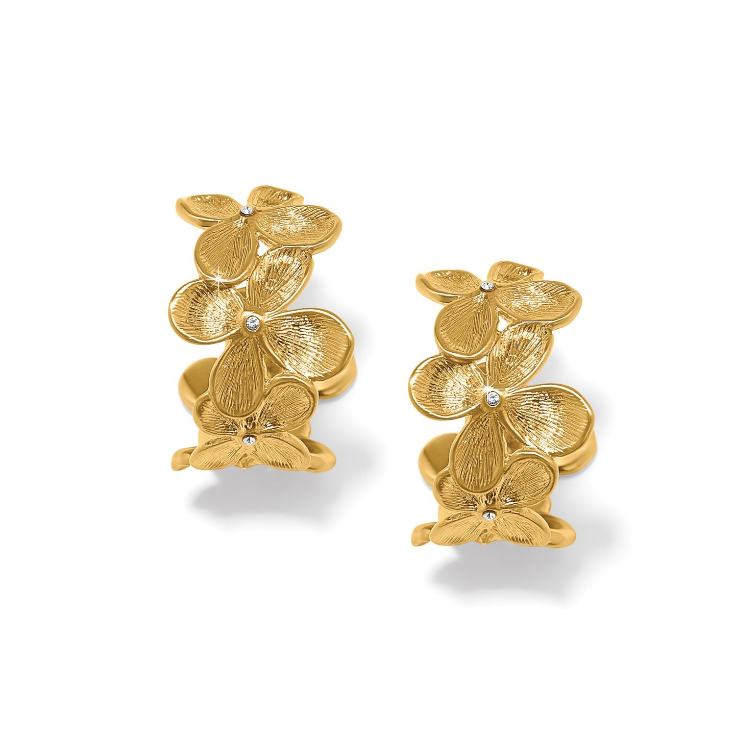 Brighton Everbloom Petal Hoop Earrings | Gold