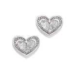 Brighton Fashionista Heart Post Earrings - Juli's Wearable Art