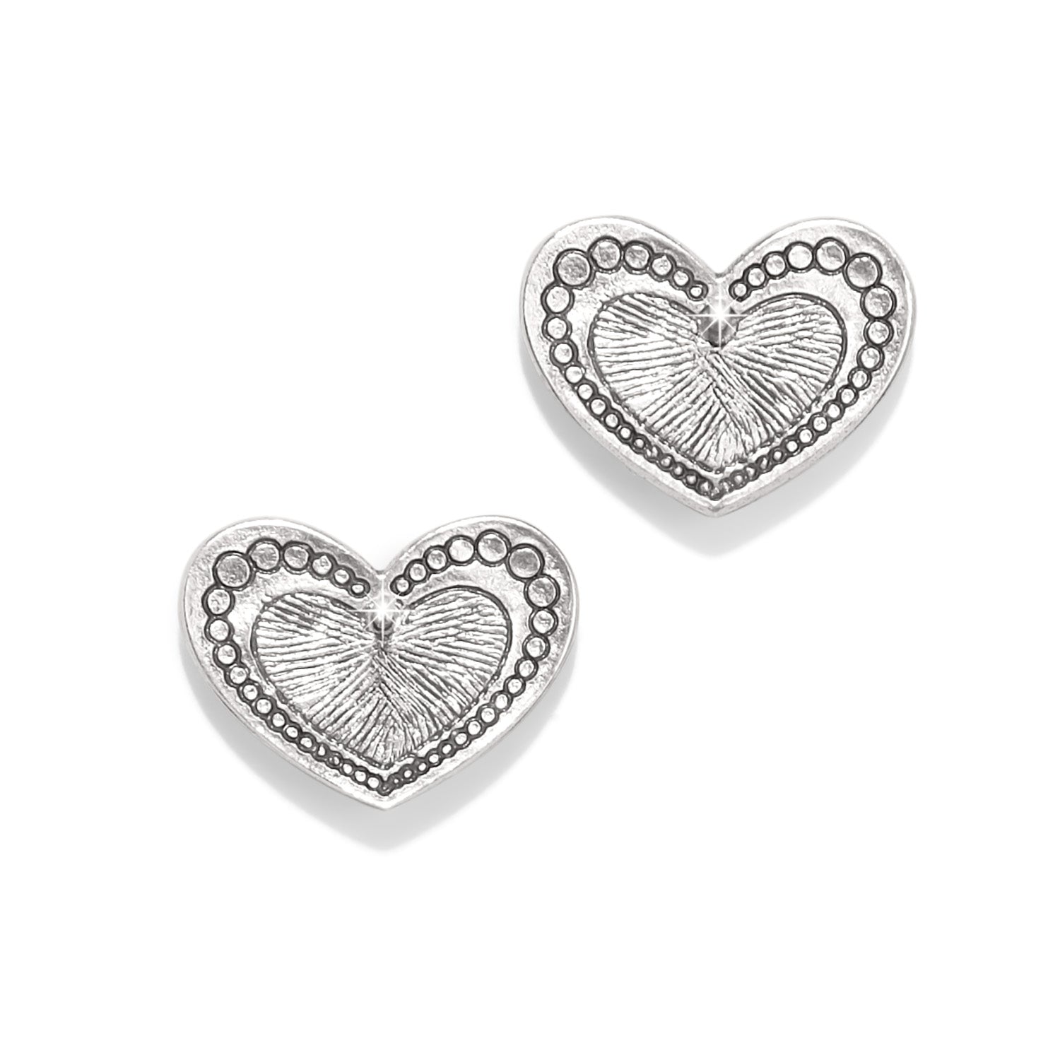 Brighton Fashionista Heart Post Earrings - Juli's Wearable Art
