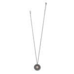 Brighton Ferrara Segreta Medallion Necklace – Silver - Gold - Juli's Wearable Art