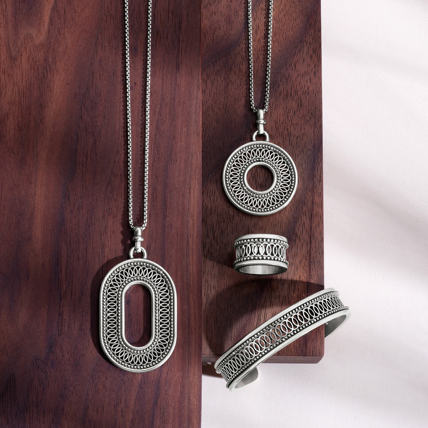 Brighton Ferrara Siena Round Necklace - Juli's Wearable Art