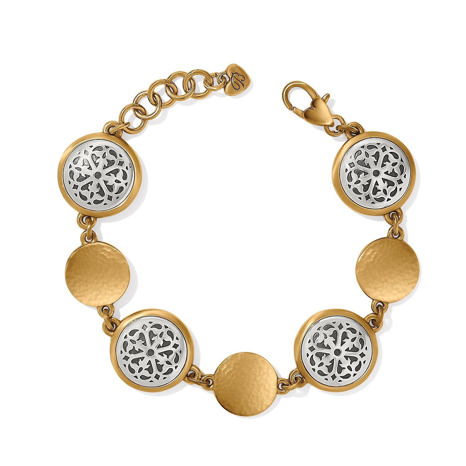 Brighton Ferrara Two Tone Luce Link Bracelet - Juli's Wearable Art