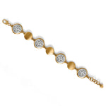 Brighton Ferrara Two Tone Luce Link Bracelet - Juli's Wearable Art